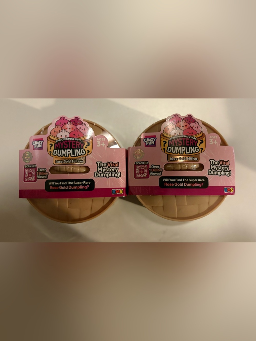 2-Pack Crazy Fun Mystery Dumpling Rose Gold Edition NEW Sealed ✨